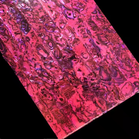 Plaques de placage en nacre rose en gros, peintes par pulvérisation, pour papier peint, incrustations de meubles et accessoires de guitare
