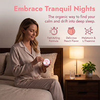 OLLI OEM Marque Privée Sachets Oraux pour le Sommeil L-Théanine Apaisant Relaxant Soutien Saveur Pêche Complément Alimentaire pour le Sommeil en Sachets Oraux