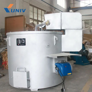 Horno de inducción industrial de 70kg y 100kg para fundición de metal y aluminio con construcción de acero inoxidable y fácil operación - Product Image 4