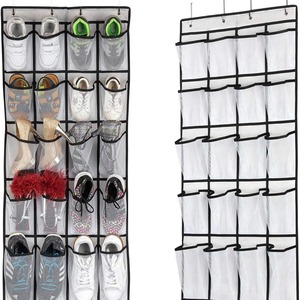 K103 Selling 24 Grid Door Hanging <b>Storage</b> <b>Bag</b> Multi-Layer Waterproof for Bathroom Kitchen Living Room Shoe <b>Storage</b> Eco-Friendly - Product Image 6