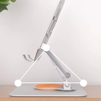 Support d'ordinateur portable pour bureau Support d'ordinateur portable réglable et ergonomique Support d'ordinateur en métal pour ordinateur portable