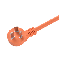 Cordon répartiteur d'alimentation PSB-10A haute performance Conception 1 à 2 Fil SJTW nu orange Prise C13 Matériau en caoutchouc Norme nationale KC
