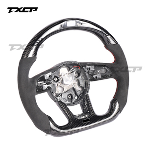 Volant LED Complet en Fibre de Carbone Compatible <span class=keywords><strong>Audi</strong></span> A3 A4 B9 A5 RS3 RS4 RS5 S3 S4 S5 S6 S7 A1 A7 A8 B9 B8.5 B8 A6 R8 <span class=keywords><strong>TT</strong></span> RS6 Q5 - Product Image 2