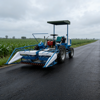 Moissonneuse-batteuse multifonctionnelle compacte pour le maïs, le blé et le riz