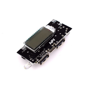 Dual <b>Usb</b> <b>5V</b> <b>1A</b> 2.<b>1A</b> Power Bank Module With Display And Charging Pad - Product Image 1