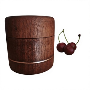 Tarro de Miel de Madera Hecho a Mano con Tapa Abatible Redonda, Apto para Calentar y Lavado en Lavavajillas, Diseño Tradicional Chino, para Uso en la Cocina - Product Image 3