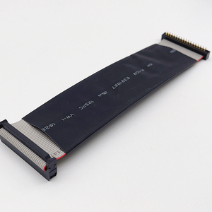 Konektor laki-laki DB25 1.27mm 2651 28AWG abu-abu 2.54mm 40pin IDC PVC perakitan kabel pita datar mobil - Product Image 2