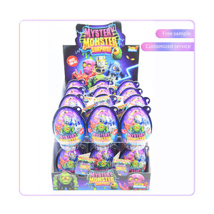 Fabrika OEM 24 adet 15G meyveli sakızlı şekerler özelleştirilmiş bireysel sarılmış şeker Gummies sürpriz yumurta oyuncaklar - Product Image 2