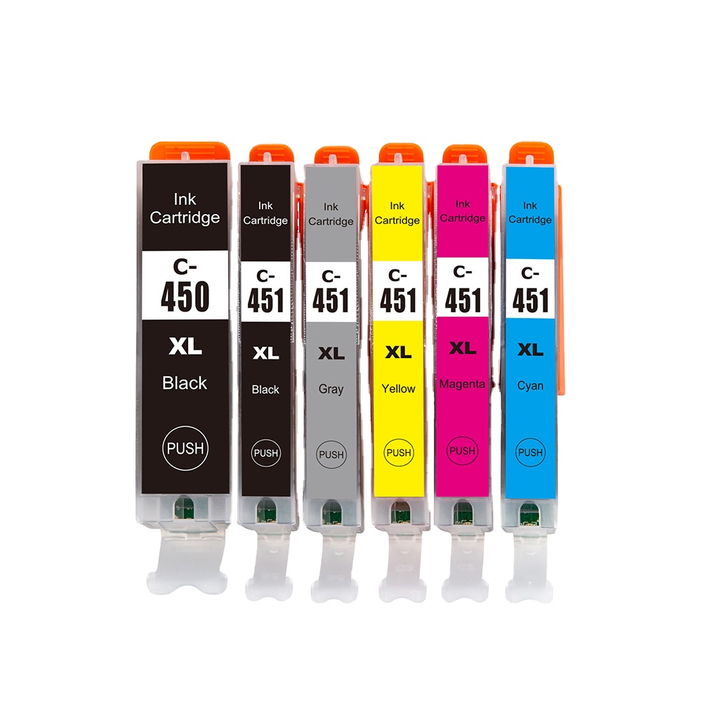 INK-TANK PGI-450 450XL 450 CLI 451 XL CLI-451 CLI451 PGI-455 Совместимый струйный картридж для принтера Canon принтерам PIXMA IP7240 IX6840 принтер