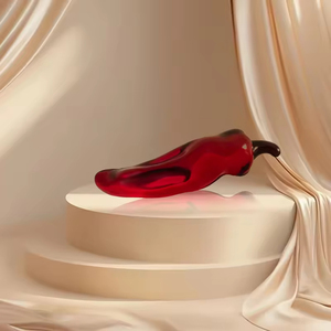 Honor of Crystal Vegetal Charm Glass Crystal Pimienta roja <span class=keywords><strong>verde</strong></span> Decoración para el hogar Crystal Chili Figuritas Glass Bell Pepper Pisapapeles - Product Image 5