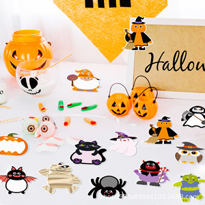 Nota adhesiva personalizable Día de Todos los Santos Fantasma <span class=keywords><strong>Daemon</strong></span> Calabaza heteromorfismo Diario calcomanía regalo proveedor - Product Image 4