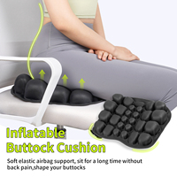 Coussin de massage 3D à air chaudement recommandé, tapis/rembourrage de siège à air pour le modelage et l'embellissement des fesses