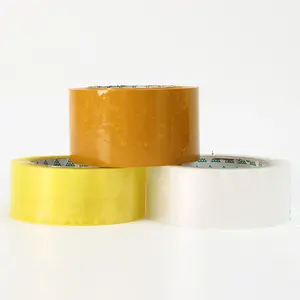 カートンを密封するための高品質の自己粘着テープカスタムボップジャンボロール透明な透明なパッキングテープ