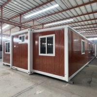 Villa de vacances de luxe préfabriquée à rendement élevé (ROI), hôtel modulaire écologique extensible, maison conteneur de 40 pieds, salle de sport moderne