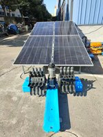 Aérateur solaire de roue à aubes à haute efficacité Aérateur de moteur à oxygène de ferme de poissons et composants de noyau de moteur