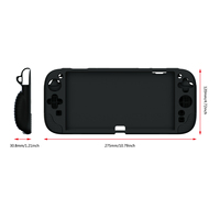Coque de protection ergonomique antidérapante en silicone avec poignée surélevée pour accessoires de jeu Nintendo Switch 2