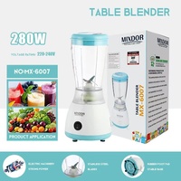 Blender Juicer Pengolah Makanan Multifungsi 260W Kecepatan Tinggi untuk Smoothie Buah dan Sayuran