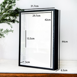 Thủ công bền 5 cm dày rỗng MDF khung hộp bóng 6 màu in kỹ thuật số để hiển thị bộ sưu tập yếu tố trang trí - Product Image 3