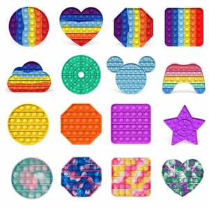 Juguetes Sensoriales de Silicona para Autismo, Juguetes Antiestrés Personalizados con Burbujas, Regalos para Fiestas - Product Image 2
