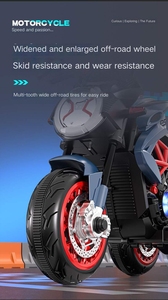 Großes Zweirad-/Dreirad-Elektromotor Kid Bike Kunststoff-Aufsitz spielzeug für Kinder im Alter von <span class=keywords><strong>2</strong></span> Jahren 8 Jahre Motos Para Ninos De 6 8 - Product Image 2