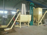 Malaxeur spiral inclinable de qualité supérieure, installation de malaxage automatique de mortier sec, 1 tonne, 2 tonnes, mélangeur à ruban horizontal pour ciment et sable chimiques