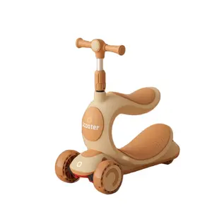 طوي الساخن بيع سوينغ التواء carThree عجلة مقبض فلاش الرصيد الدراجة الطفل سكوتر للأطفال