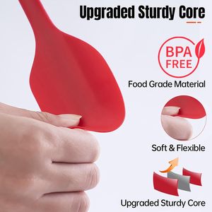 Set di 5 Utensili da Cucina Ecologici in Silicone Antiaderente e Resistente al Calore per Cuocere, Cucinare e Mescolare - Product Image 3