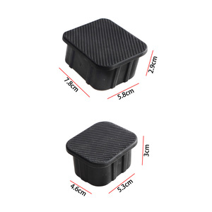 Ford Tapis de sol en caoutchouc antidérapant 7,8x5,8x2,9 cm, accessoires intérieurs de voiture, 4 pièces - Product Image 1