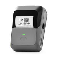 Printer Label portabel P2, Printer stiker perekat Mini 2 inci toko, Printer termal kualitas nirkabel, Model terbaru 2024