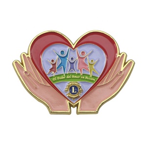Personalizado Pakistán 3D oro metal azul esmalte de lujo Lions Club leal mujeres PIN de seguridad en broche etiqueta emblema solapa pin insignia - Product Image 2