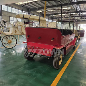 European Style Electric Vintage Car Classic Retro Sightseeing Bus with Lithium Battery for Resort - Product Image 6