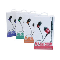 Auricolare scatola di imballaggio con il Marchio Stampato Finestra Trasparente e di Plastica Della Bolla All'interno della Scatola di Carta