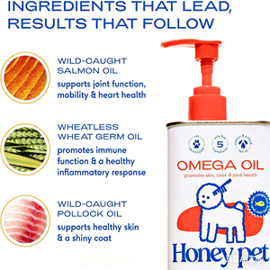 <span class=keywords><strong>Huile</strong></span> <span class=keywords><strong>de</strong></span> poisson oméga 3 pour chiens et chats favorise une peau saine, un pelage brillant, des articulations solides, <span class=keywords><strong>huile</strong></span> <span class=keywords><strong>de</strong></span> saumon sauvage d'Alaska, oméga 3 6 9 liquide - Product Image 2