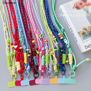 Perles <span class=keywords><strong>de</strong></span> coeur lanière <span class=keywords><strong>de</strong></span> <span class=keywords><strong>téléphone</strong></span> <span class=keywords><strong>portable</strong></span> collier à bandoulière sangle <span class=keywords><strong>de</strong></span> randonnée en plein air sangle <span class=keywords><strong>de</strong></span> <span class=keywords><strong>cou</strong></span> <span class=keywords><strong>de</strong></span> <span class=keywords><strong>téléphone</strong></span> réglable - Product Image 1