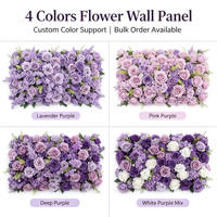 Nouvelle Arrivée Style Tendance Boule de Fleurs Artificielle en Soie à Petites Fleurs Violettes pour Décorations Élégantes d'Événements