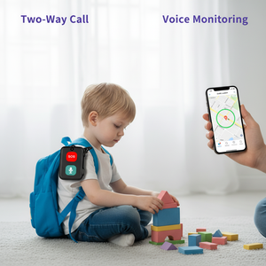Localizador GPS para Niños con Autismo, Rastreador GPS para Niños con Llamada Bidireccional y Monitoreo de Voz, Resistente al Agua IP67 Antipérdida - Product Image 1