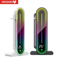 Support de carte graphique GH3PRO exclusif avec vue sur la mer, affichage de la température ARGB, support magnétique en alliage d'aluminium, en stock