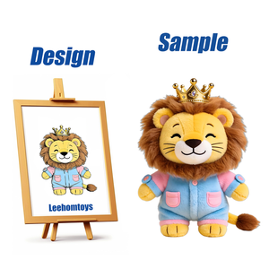 Jouets en <span class=keywords><strong>peluche</strong></span> personnalisés style lion, animaux en <span class=keywords><strong>peluche</strong></span> doux pour enfants, cadeau de haute qualité, jouets en <span class=keywords><strong>peluche</strong></span> personnalisés sur mesure - Product Image 2