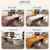 KD32 Escritorio Mobilier de bureau pour chef de bureau Table de bureau exécutive Table de luxe pour chef de bureau