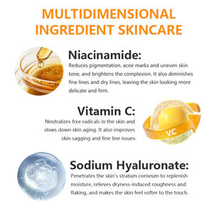 Ensemble de soins coréens pour la peau à la niacinamide Five VC, éclaircissant, anti-âge, hydratant, raffermissant, vitamine C, kit <span class=keywords><strong>complet</strong></span> de soins du visage - Product Image 3