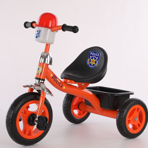 Belles petites filles tricycles en plastique poignée de poussée pour tout-petits vélo de bébé enfants pousser le long des tricycles - Product Image 5