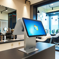 Terminal de point de vente Android/Windows 15,6 pouces avec écran tactile tout-en-un, tablette de restaurant avec imprimante 80 mm, modèle S15, garantie 1 an