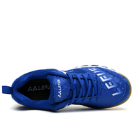 Chaussures de sport pour hommes en gros, fabriquées en usine, à semelle extérieure respirante en EVA et caoutchouc, à lacets, durables, pour le tennis de table, le badminton et le paddle