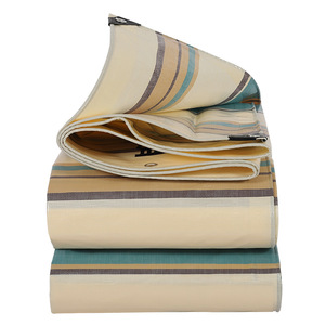 Shengde Tarpaulin Striped <b>Waterproof</b> Outdoor Sunproof Cover for Truck Car Use - Product Image 1