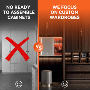 شعار مخصص Oem & Odm خزانة حديثة قابلة للفصل لغرفة النوم - Product Image 3