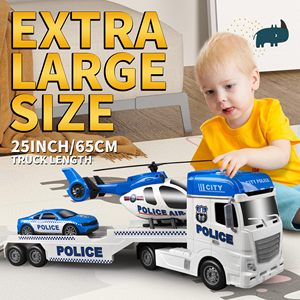 Jeu <span class=keywords><strong>de</strong></span> simulation <span class=keywords><strong>de</strong></span> gros camion EPT camion <span class=keywords><strong>de</strong></span> ferme construction incendie voiture <span class=keywords><strong>de</strong></span> <span class=keywords><strong>police</strong></span> véhicule ABS plastique semi camion jouets - Product Image 4