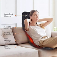 Healthpal 10 moteurs vibrants, chauffe-siège électrique, massage des hanches et du dos, masseur de siège de voiture, coussin avec chaleur