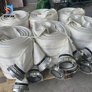 3 Inch Water <strong>Pipe</strong> 100m 110mm 4 Inch PVC Collapsible Layflat Yellow Fire <strong>Hose</strong> 2" with Quick Connect for Firefighting Irrigation - Product Image 5
