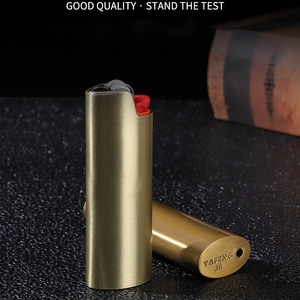 Funda Metálica de Alta Calidad para Encendedor J5, Diseño Simple de Superficie Lisa para Protección de Encendedores <span class=keywords><strong>BIC</strong></span> - Product Image 4