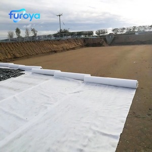 Tissu géotextile non tissé <span class=keywords><strong>en</strong></span> PP blanc, filtration, drainage, anti-corrosion, stabilisation du sol pour routes, aéroports, soutien des pentes - Product Image 4